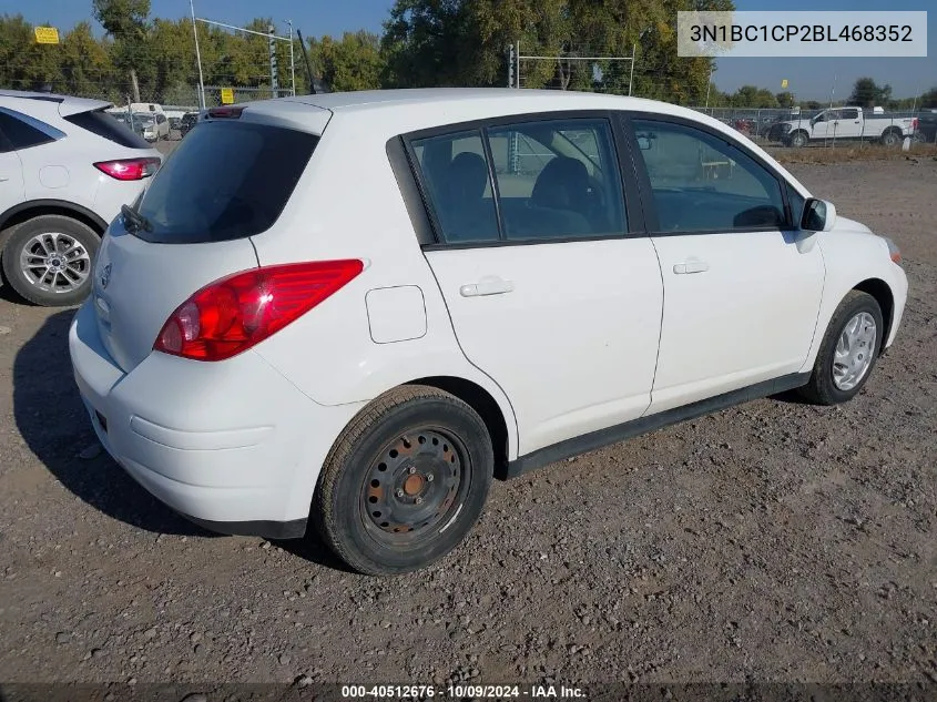 2011 Nissan Versa S/Sl VIN: 3N1BC1CP2BL468352 Lot: 40512676