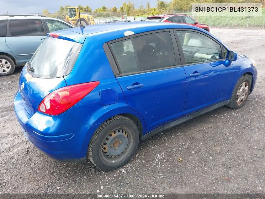 2011 Nissan Versa 1.8S VIN: 3N1BC1CP1BL431373 Lot: 40515437