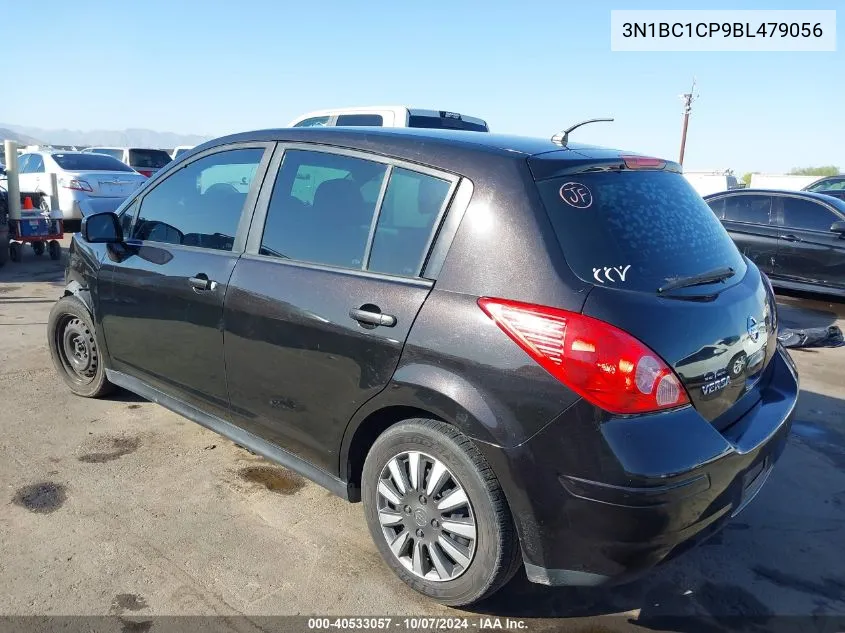 2011 Nissan Versa S/Sl VIN: 3N1BC1CP9BL479056 Lot: 40533057