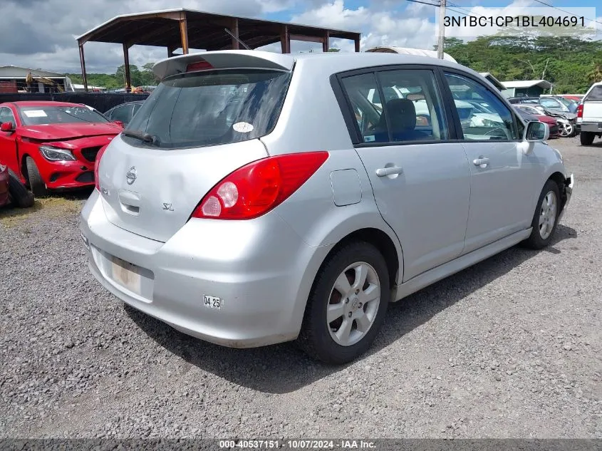 2011 Nissan Versa 1.8Sl VIN: 3N1BC1CP1BL404691 Lot: 40537151