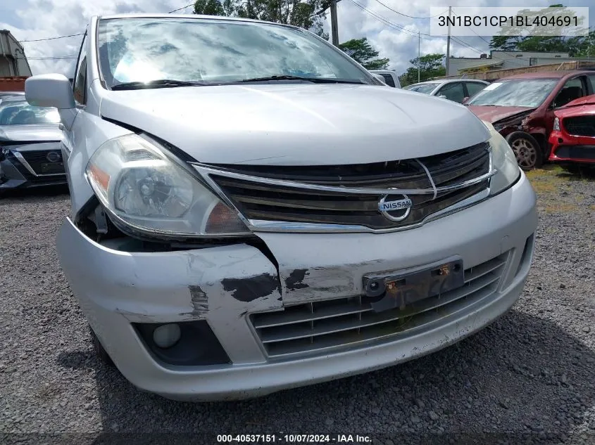 2011 Nissan Versa 1.8Sl VIN: 3N1BC1CP1BL404691 Lot: 40537151