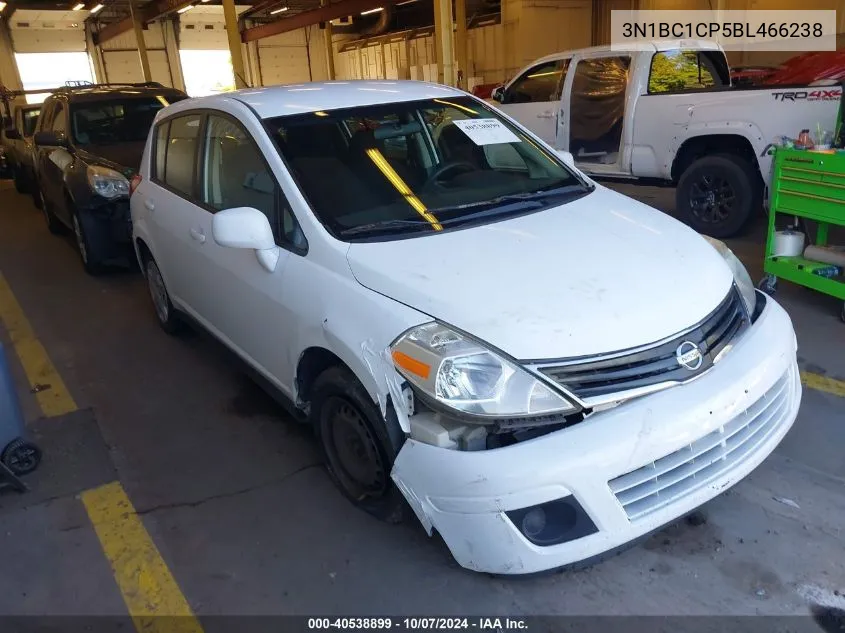 2011 Nissan Versa 1.8S VIN: 3N1BC1CP5BL466238 Lot: 40538899