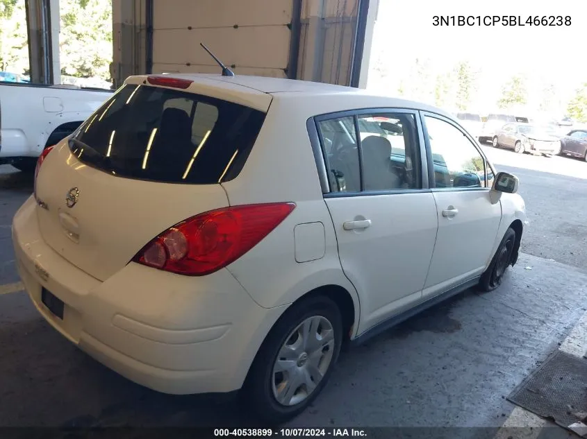 2011 Nissan Versa 1.8S VIN: 3N1BC1CP5BL466238 Lot: 40538899