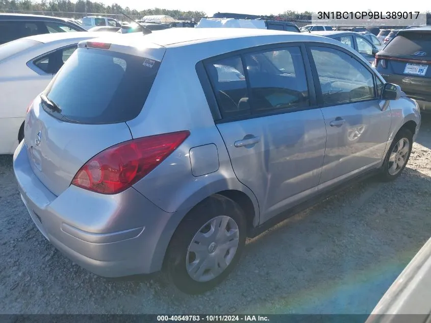 2011 Nissan Versa 1.8S VIN: 3N1BC1CP9BL389017 Lot: 40549783