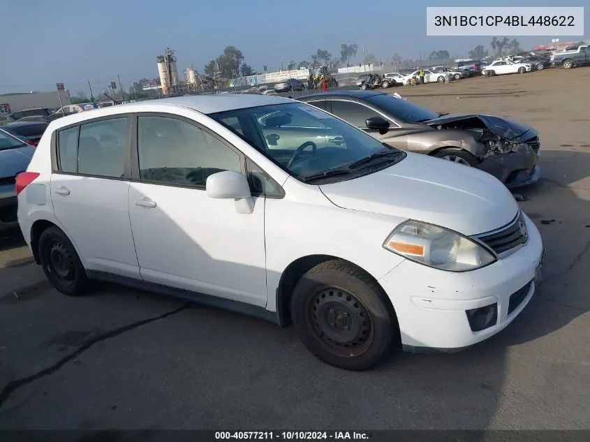 2011 Nissan Versa 1.8S VIN: 3N1BC1CP4BL448622 Lot: 40577211