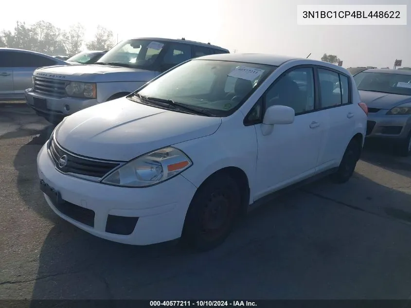 2011 Nissan Versa 1.8S VIN: 3N1BC1CP4BL448622 Lot: 40577211