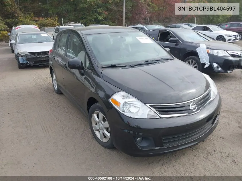 2011 Nissan Versa S/Sl VIN: 3N1BC1CP9BL404597 Lot: 40582108