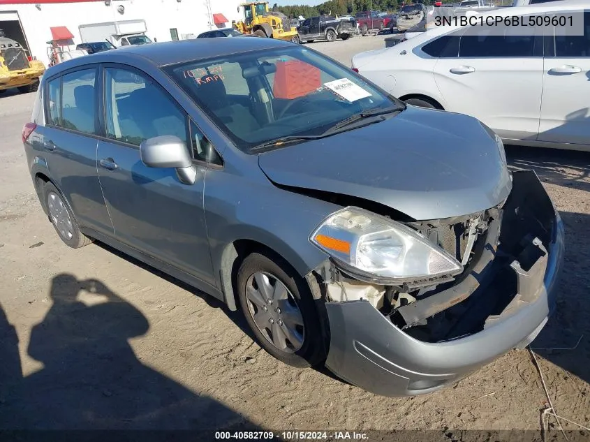 2011 Nissan Versa 1.8S VIN: 3N1BC1CP6BL509601 Lot: 40582709