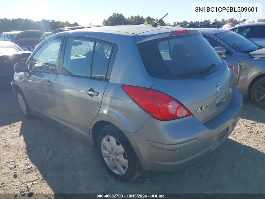 2011 Nissan Versa 1.8S VIN: 3N1BC1CP6BL509601 Lot: 40582709