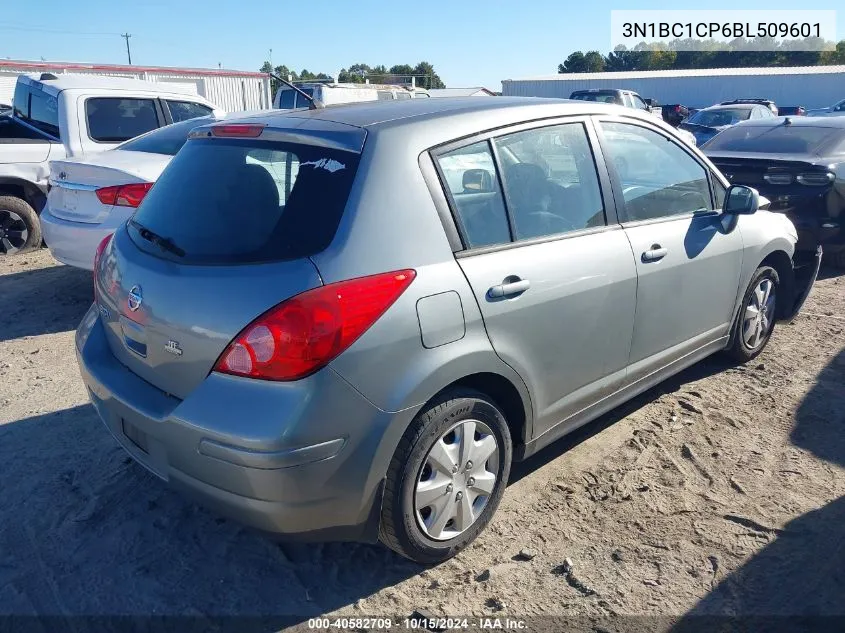 2011 Nissan Versa 1.8S VIN: 3N1BC1CP6BL509601 Lot: 40582709