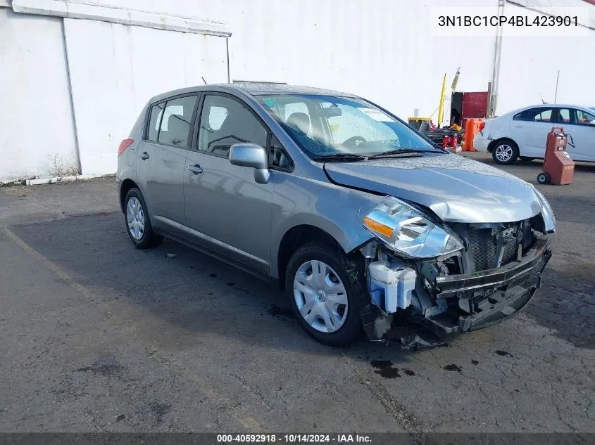 2011 Nissan Versa 1.8S VIN: 3N1BC1CP4BL423901 Lot: 40592918