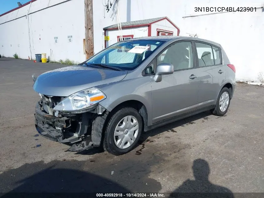 2011 Nissan Versa 1.8S VIN: 3N1BC1CP4BL423901 Lot: 40592918