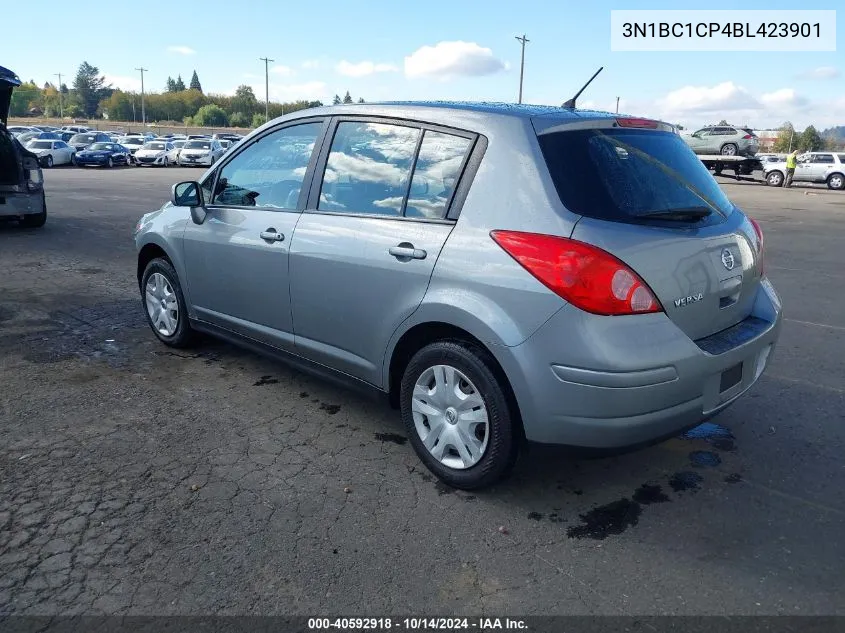 2011 Nissan Versa 1.8S VIN: 3N1BC1CP4BL423901 Lot: 40592918