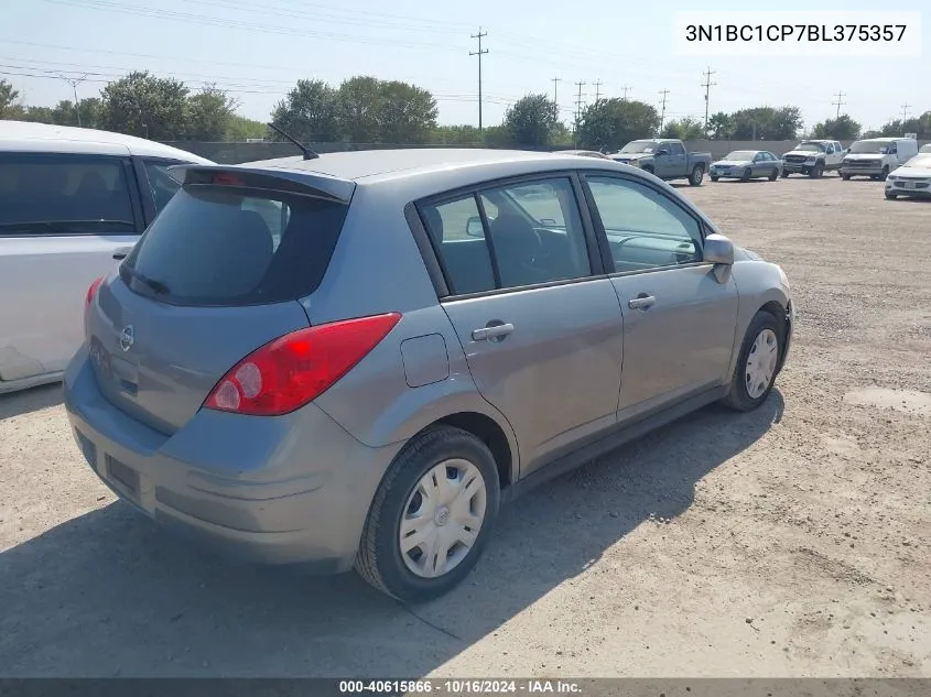 2011 Nissan Versa 1.8S VIN: 3N1BC1CP7BL375357 Lot: 40615866