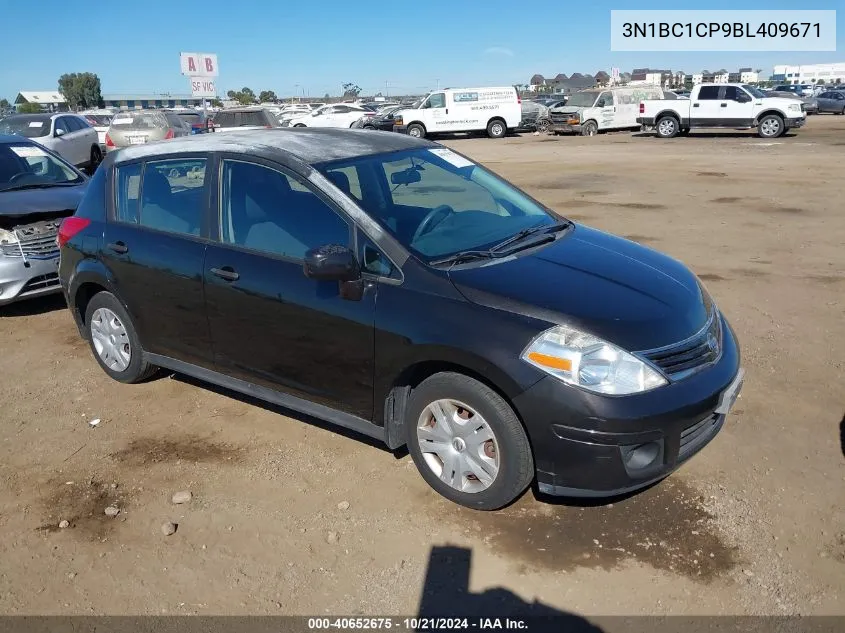 2011 Nissan Versa 1.8S VIN: 3N1BC1CP9BL409671 Lot: 40652675