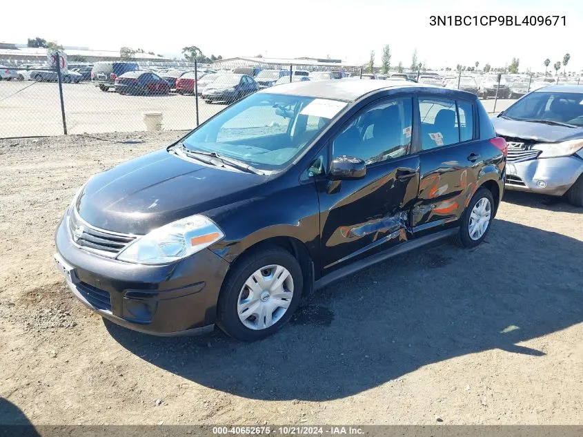 2011 Nissan Versa 1.8S VIN: 3N1BC1CP9BL409671 Lot: 40652675