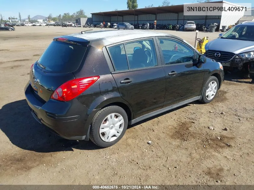 2011 Nissan Versa 1.8S VIN: 3N1BC1CP9BL409671 Lot: 40652675