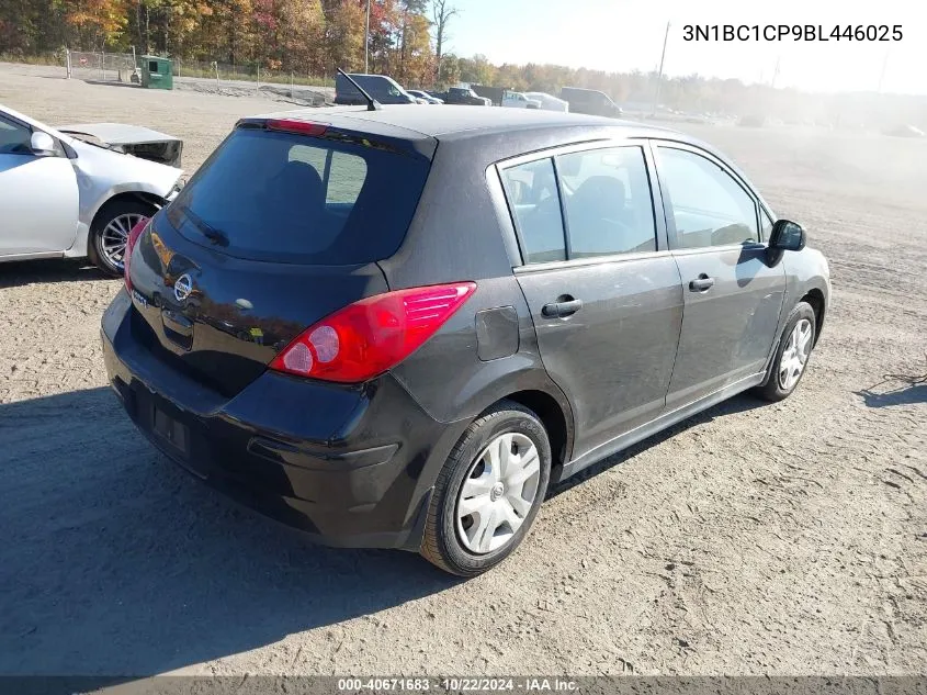 2011 Nissan Versa 1.8S VIN: 3N1BC1CP9BL446025 Lot: 40671683