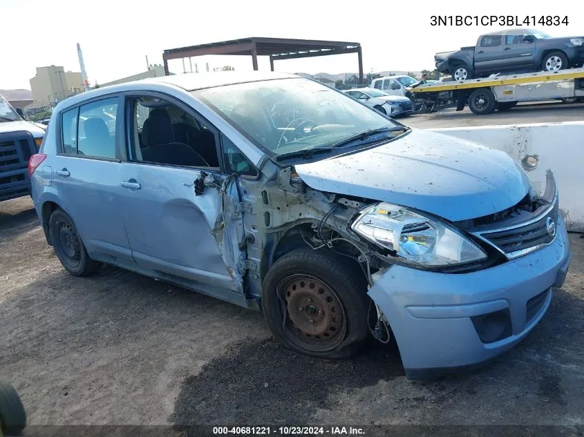 2011 Nissan Versa 1.8S VIN: 3N1BC1CP3BL414834 Lot: 40681221