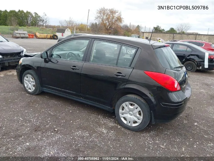 3N1BC1CP0BL509786 2011 Nissan Versa 1.8S