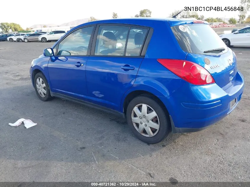 2011 Nissan Versa 1.8S VIN: 3N1BC1CP4BL456848 Lot: 40721362