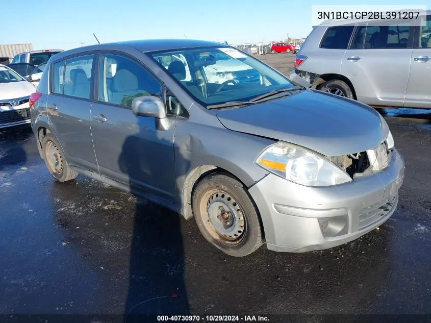 2011 Nissan Versa 1.8S VIN: 3N1BC1CP2BL391207 Lot: 40730970