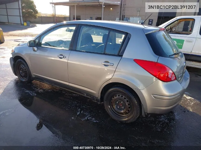 2011 Nissan Versa 1.8S VIN: 3N1BC1CP2BL391207 Lot: 40730970