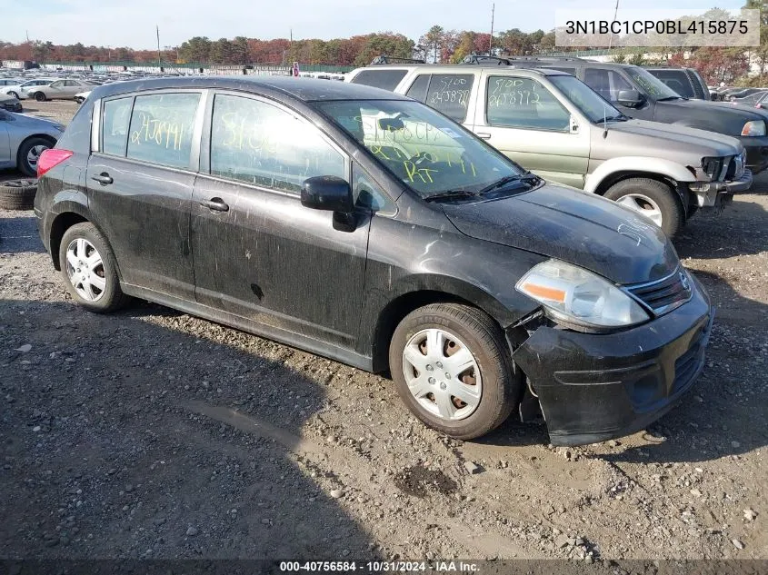 2011 Nissan Versa 1.8S VIN: 3N1BC1CP0BL415875 Lot: 40756584