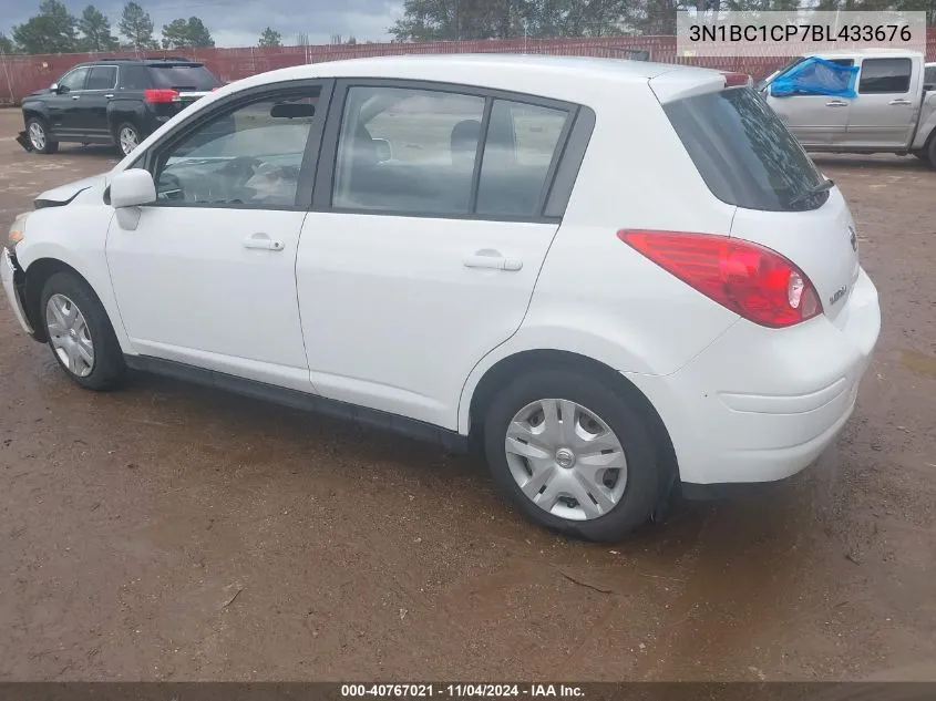 2011 Nissan Versa S/Sl VIN: 3N1BC1CP7BL433676 Lot: 40767021