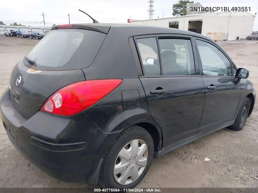 2011 Nissan Versa 1.8S VIN: 3N1BC1CP1BL493551 Lot: 40775064