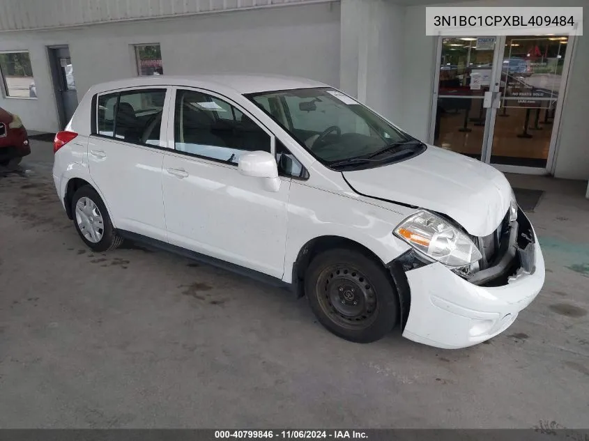 2011 Nissan Versa 1.8S VIN: 3N1BC1CPXBL409484 Lot: 40799846