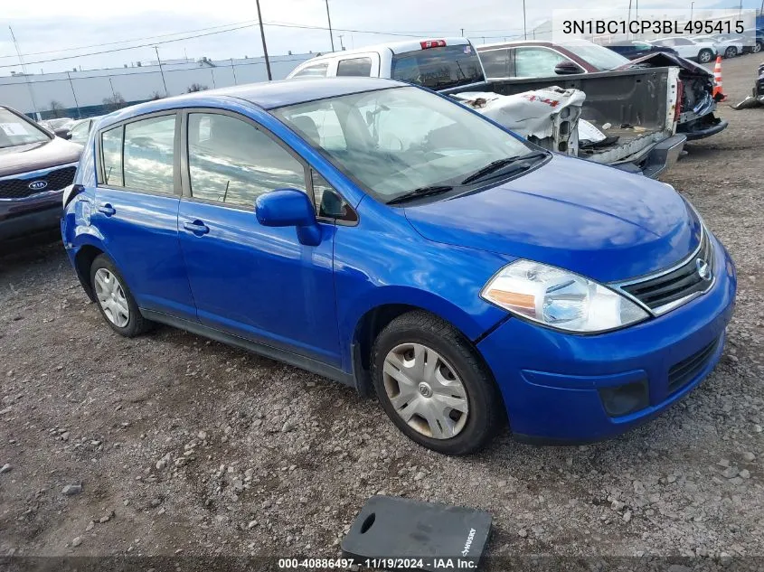 2011 Nissan Versa 1.8S VIN: 3N1BC1CP3BL495415 Lot: 40886497