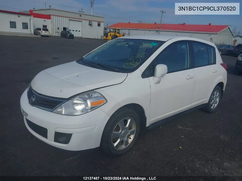 2012 Nissan Versa 1.8 Sl VIN: 3N1BC1CP9CL370520 Lot: 12137487