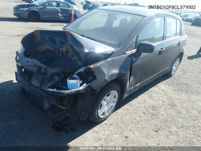 2012 Nissan Versa S/Sl VIN: 3N1BC1CP8CL379502 Lot: 30042769