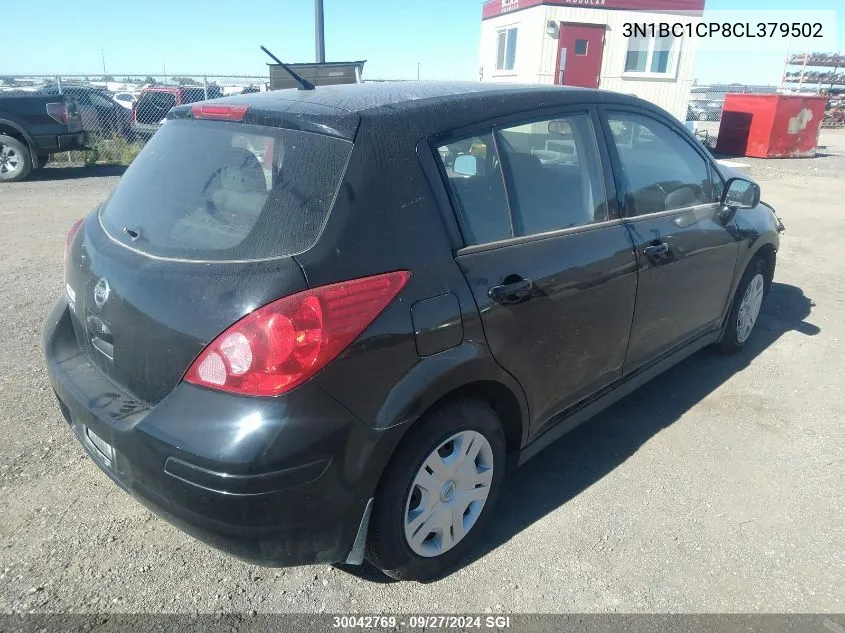 2012 Nissan Versa S/Sl VIN: 3N1BC1CP8CL379502 Lot: 30042769