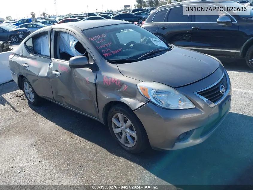 3N1CN7AP2CL823686 2012 Nissan Versa 1.6 Sl