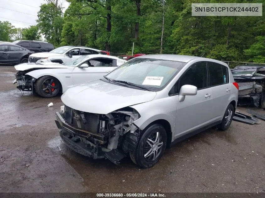 3N1BC1CP1CK244402 2012 Nissan Versa 1.8 S