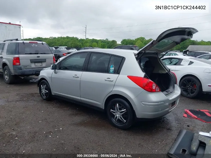 2012 Nissan Versa 1.8 S VIN: 3N1BC1CP1CK244402 Lot: 39336660