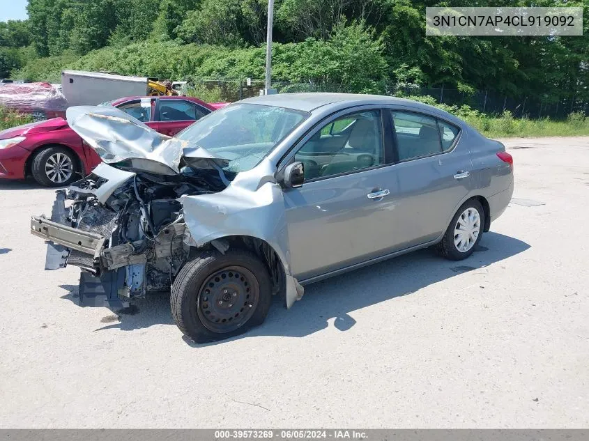 3N1CN7AP4CL919092 2012 Nissan Versa 1.6 Sv