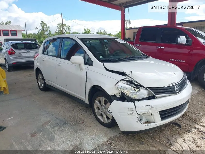 2012 Nissan Versa 1.8 S VIN: 3N1BC1CP2CK273617 Lot: 39644028