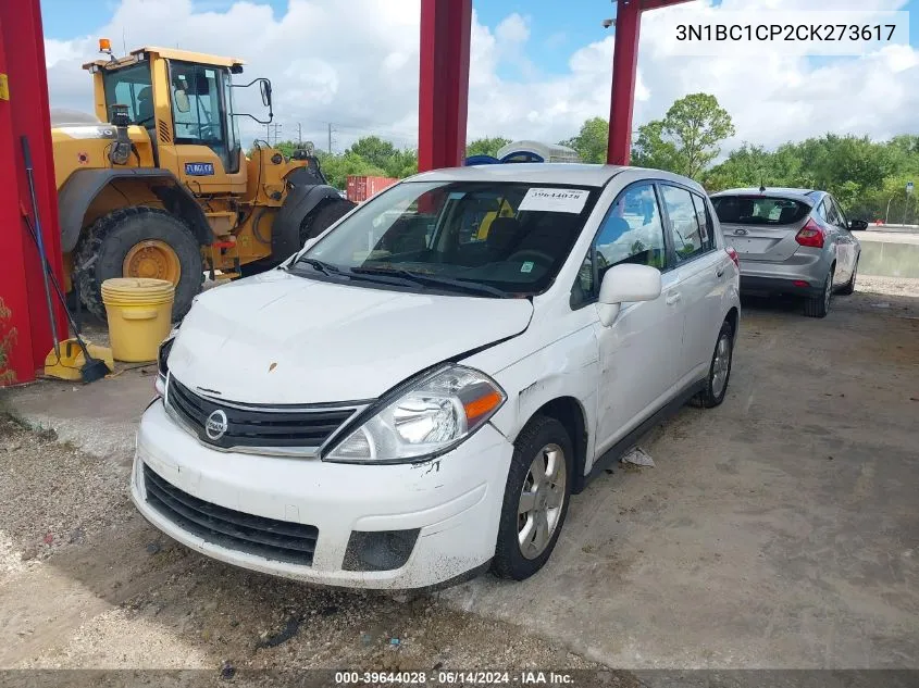 2012 Nissan Versa 1.8 S VIN: 3N1BC1CP2CK273617 Lot: 39644028