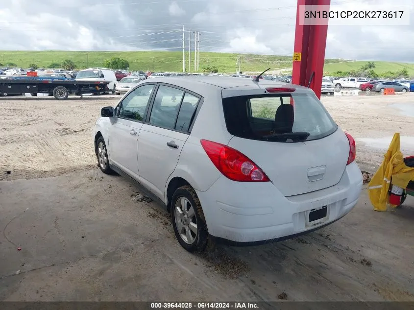 2012 Nissan Versa 1.8 S VIN: 3N1BC1CP2CK273617 Lot: 39644028