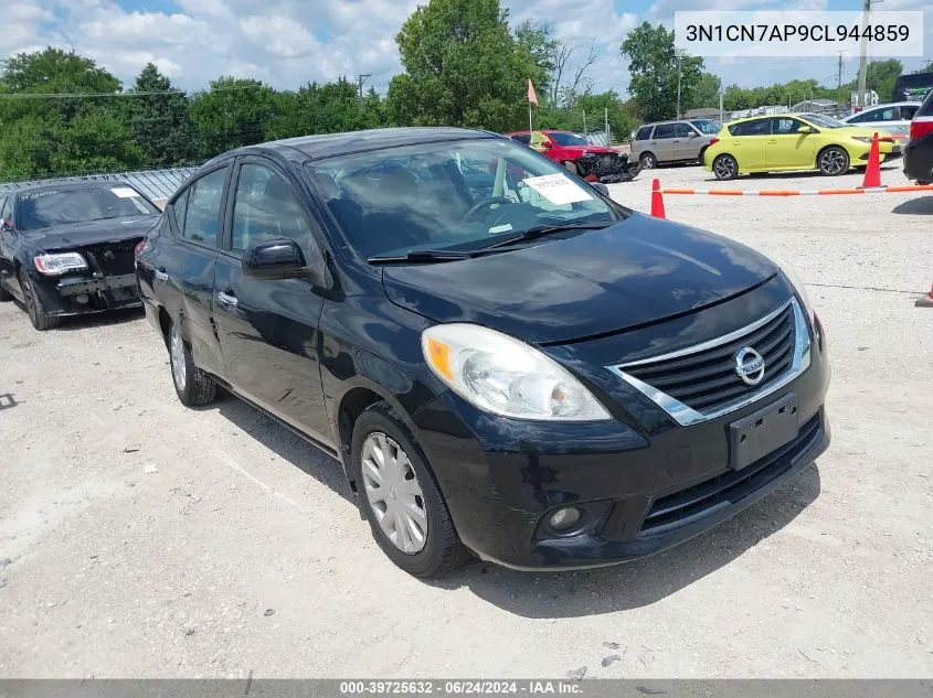 2012 Nissan Versa 1.6 Sv VIN: 3N1CN7AP9CL944859 Lot: 39725632