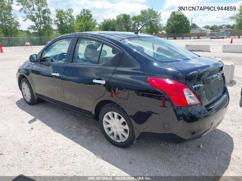 2012 Nissan Versa 1.6 Sv VIN: 3N1CN7AP9CL944859 Lot: 39725632