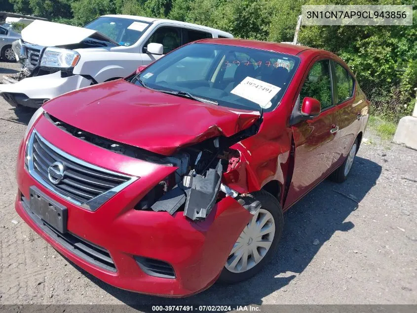 2012 Nissan Versa 1.6 Sv VIN: 3N1CN7AP9CL943856 Lot: 39747491