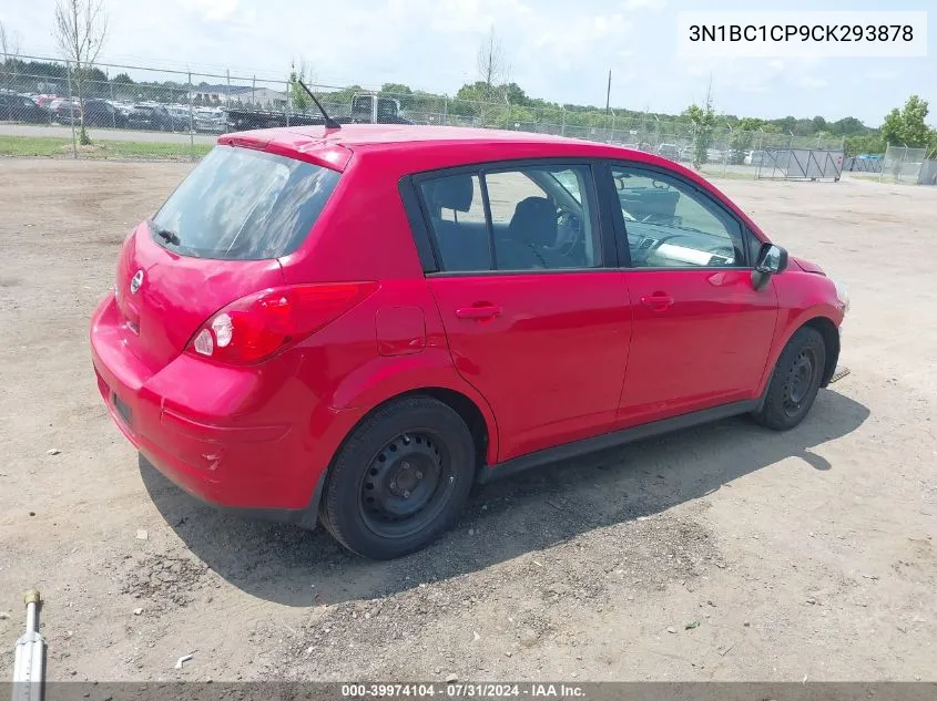 2012 Nissan Versa 1.8 S VIN: 3N1BC1CP9CK293878 Lot: 39974104