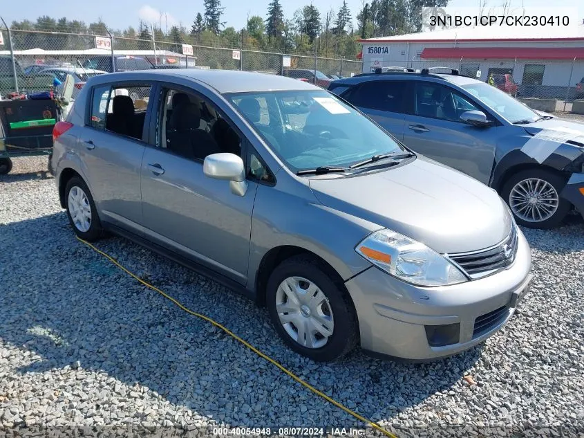 2012 Nissan Versa 1.8 S/1.8 Sl VIN: 3N1BC1CP7CK230410 Lot: 40054948