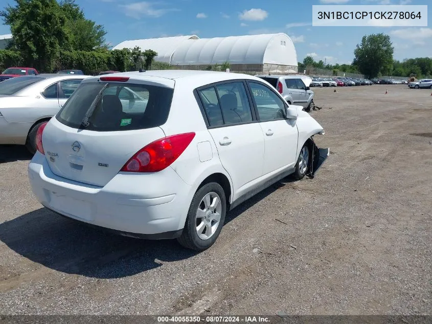 2012 Nissan Versa 1.8 S VIN: 3N1BC1CP1CK278064 Lot: 40055350