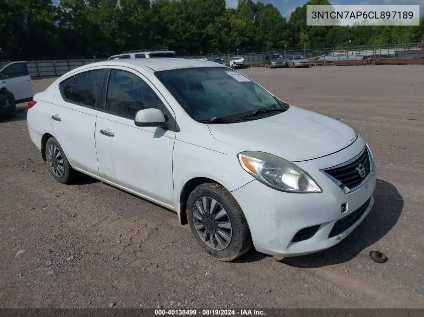 2012 Nissan Versa 1.6 Sv VIN: 3N1CN7AP6CL897189 Lot: 40138499