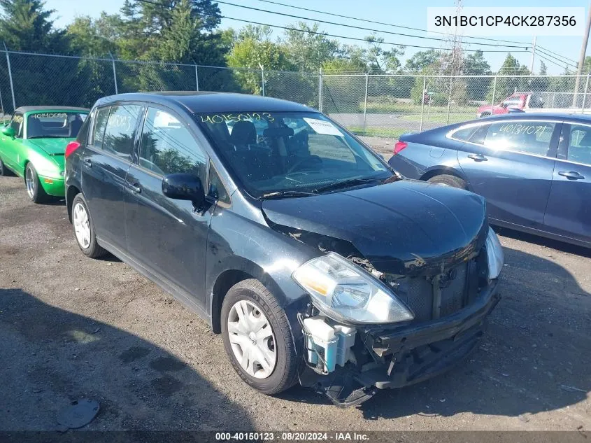 2012 Nissan Versa S/Sl VIN: 3N1BC1CP4CK287356 Lot: 40150123